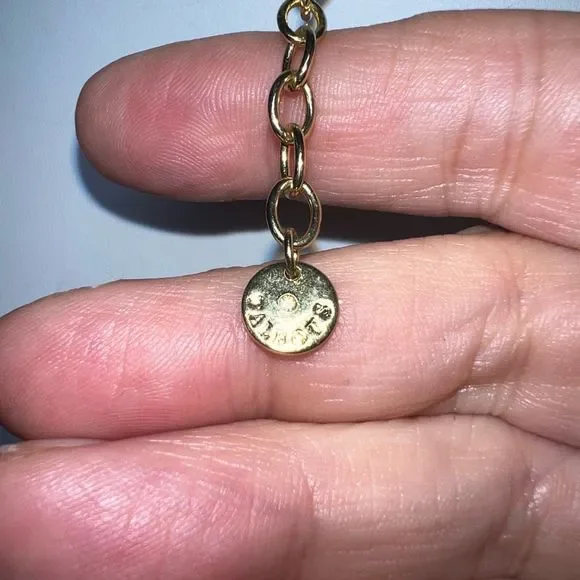 Talbots Double Chain With Faux Pearls - Picture 7 of 8